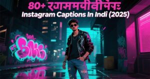 80+ Attitude Boys Instagram Captions In Hindi (2025)