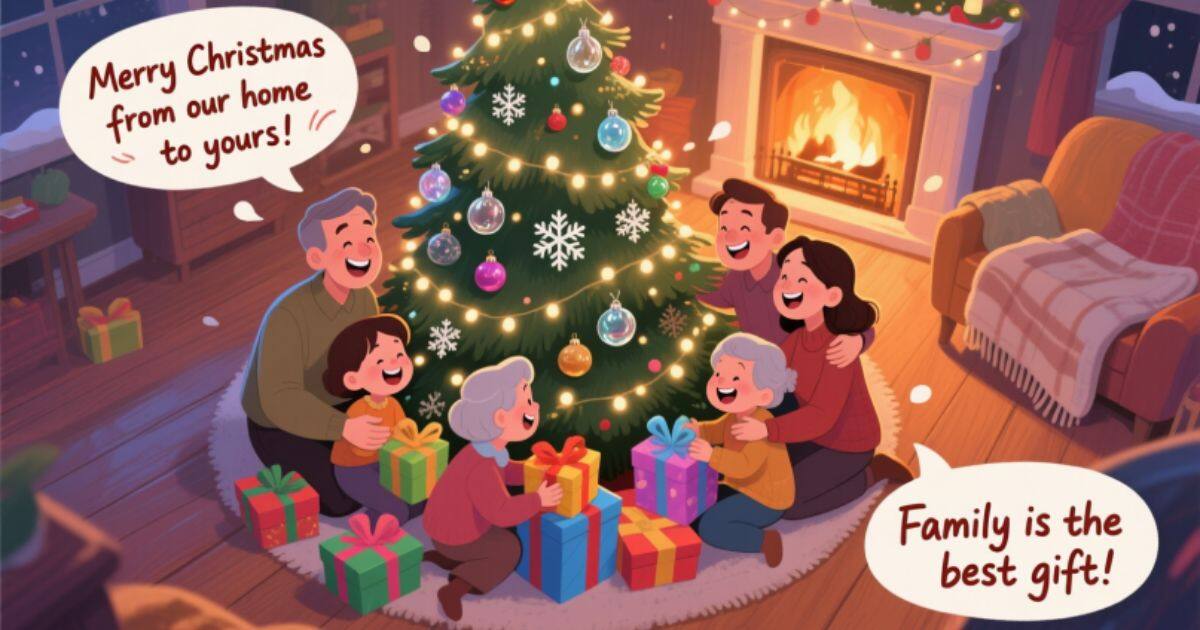 Family Christmas Captions For Instagram Spread Holiday Joy 