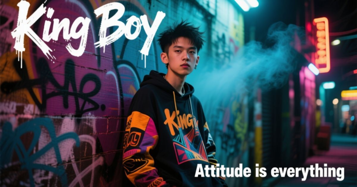 King Boy Attitude Caption For Instagram 
