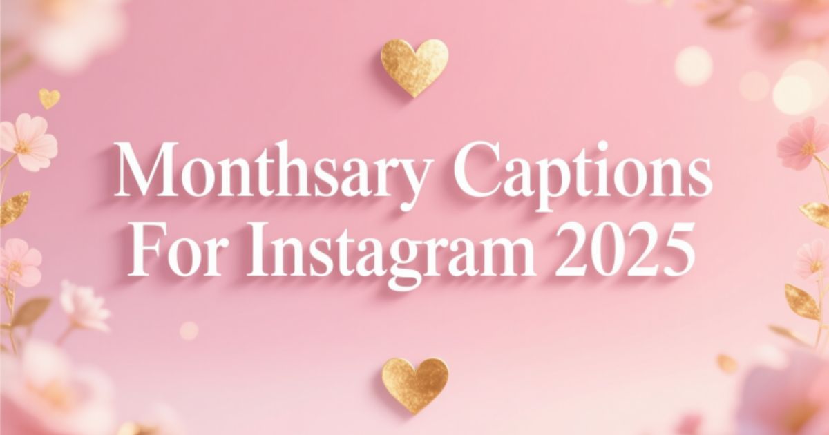 Monthsary Captions For Instagram 2025