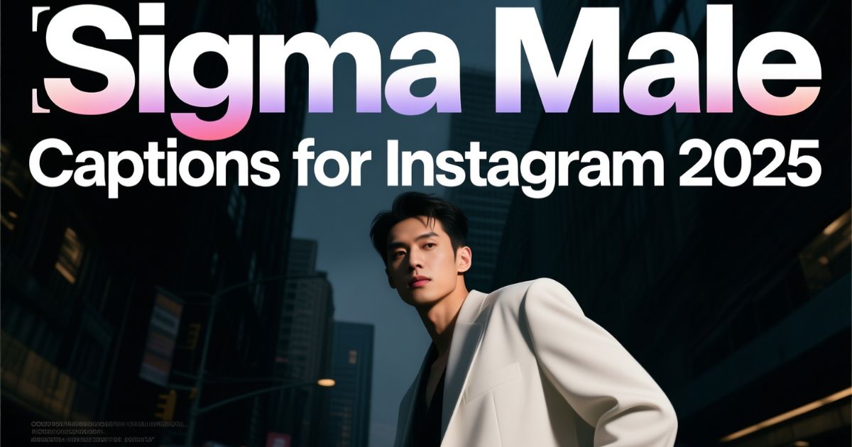 Sigma Male Captions for Instagram 2025