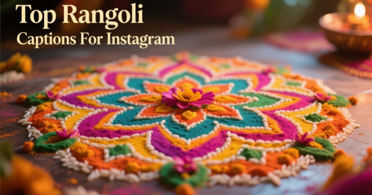 Top Rangoli Captions For Instagram 